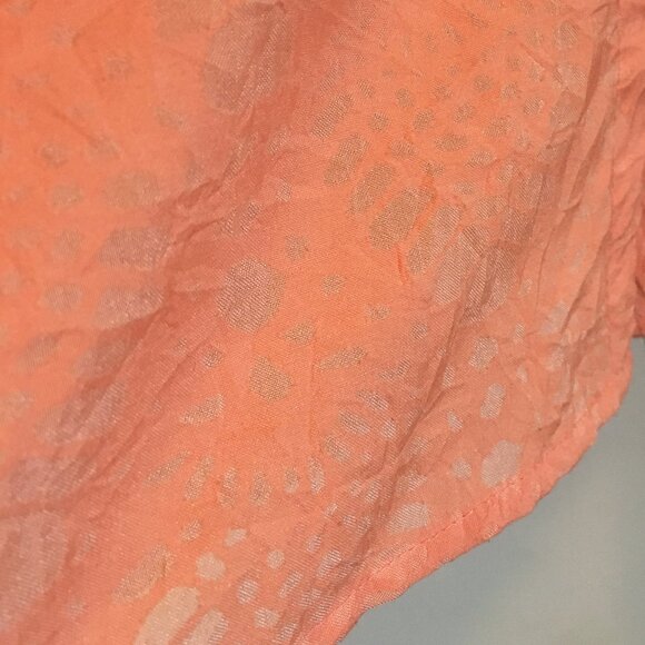 Vintage JH Collectibles Coral & Mother of Pearl Button Up Dress Shirt - Picture 8 of 16